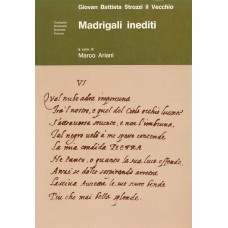 Strozzi G. B. il V. Madrigali inediti, a cura di M. Ariani