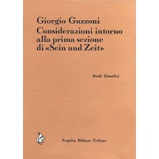 Guzzoni G. Considerazioni intorno alla prima sezione di "Sein und Zeit"